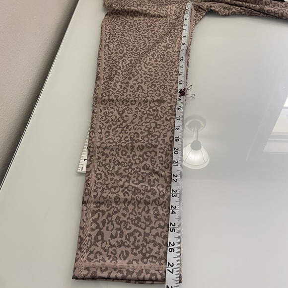 Mono B Women's XL Gold Foil Leopard Print Sports Bra & Leggings Set NEW Curvy‎ - Picture 6 of 10